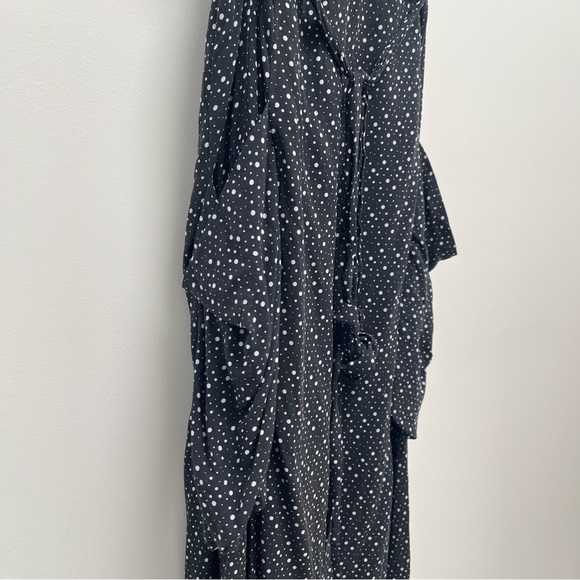 Malia Mills Resolution Dotted Sleeveless Black Jumpsuit Size 6 - Picture 6 of 14